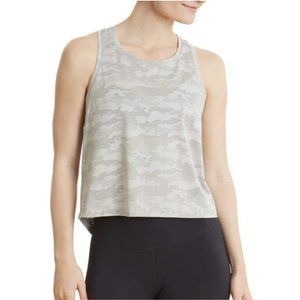Danskin Women's Essential Camo Tank in Light Heather grey